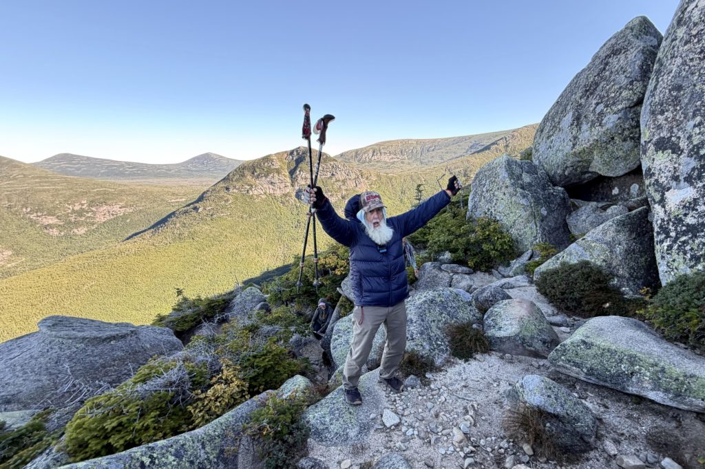 Source-feed image associated with At 91, Dale 'Grey Beard' Sanders reclaims record as oldest hiker to complete the Appalachian Trail