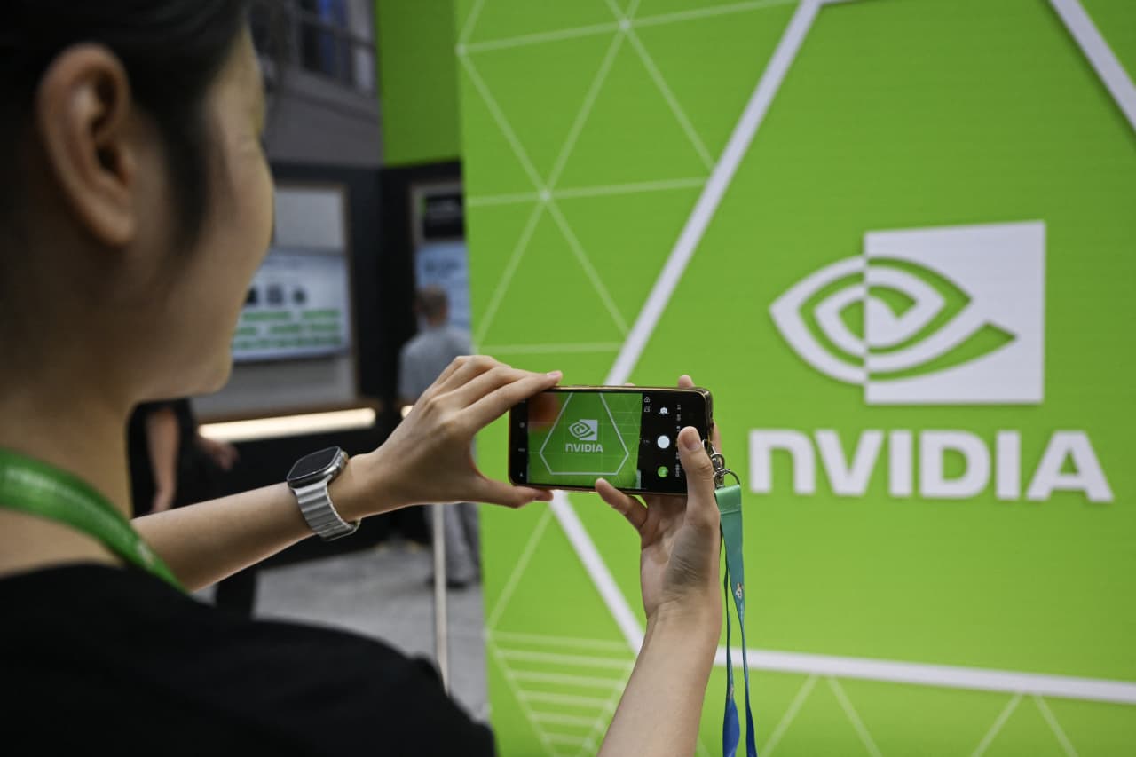Source-feed image associated with Nvidia earnings could rescue a stalled-out stock market — if the AI chip maker breaks this trend