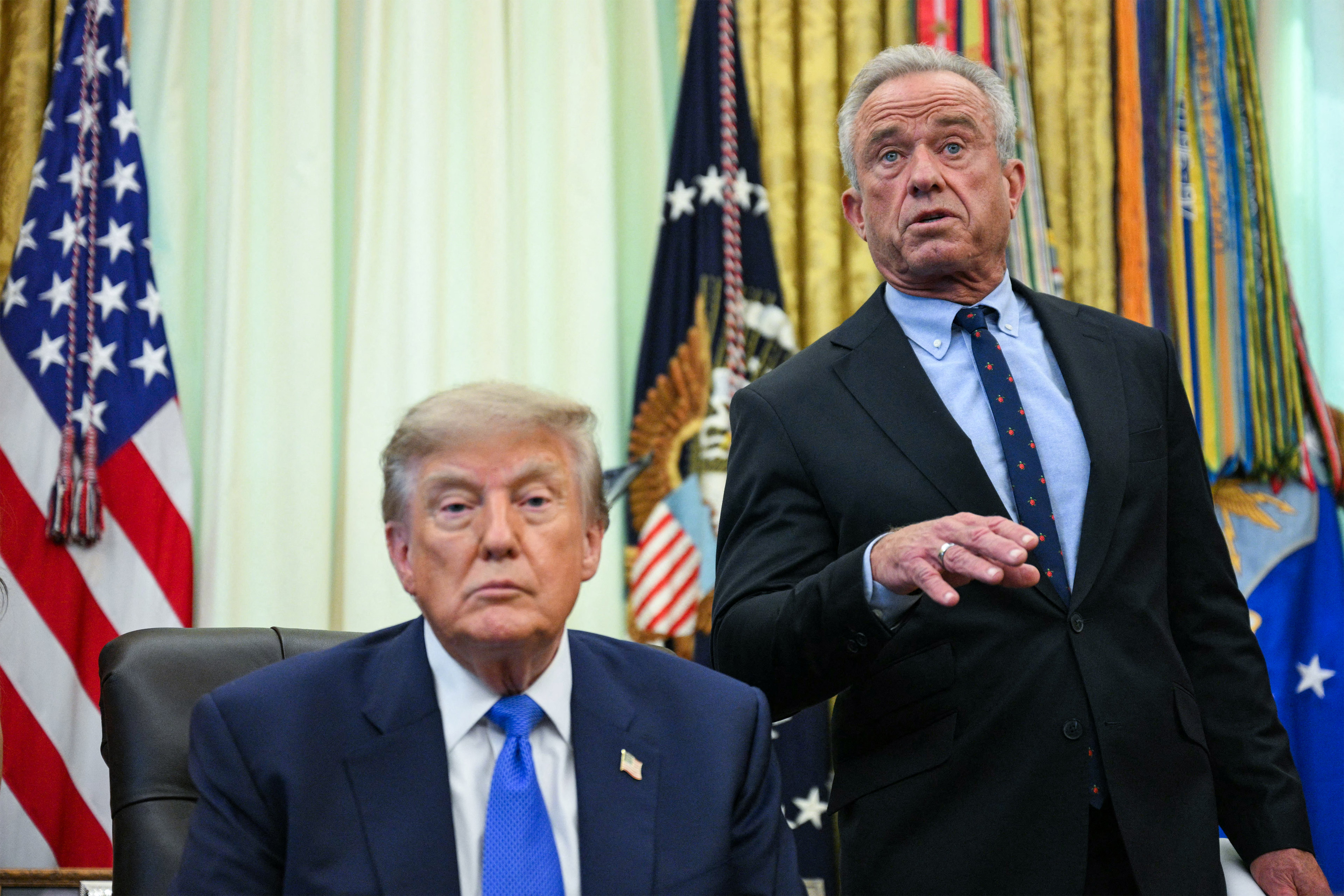 Source-feed image associated with Trump and Kennedy’s Health Industry Deals Haven’t Been Enforced and Are at Risk of Vanishing