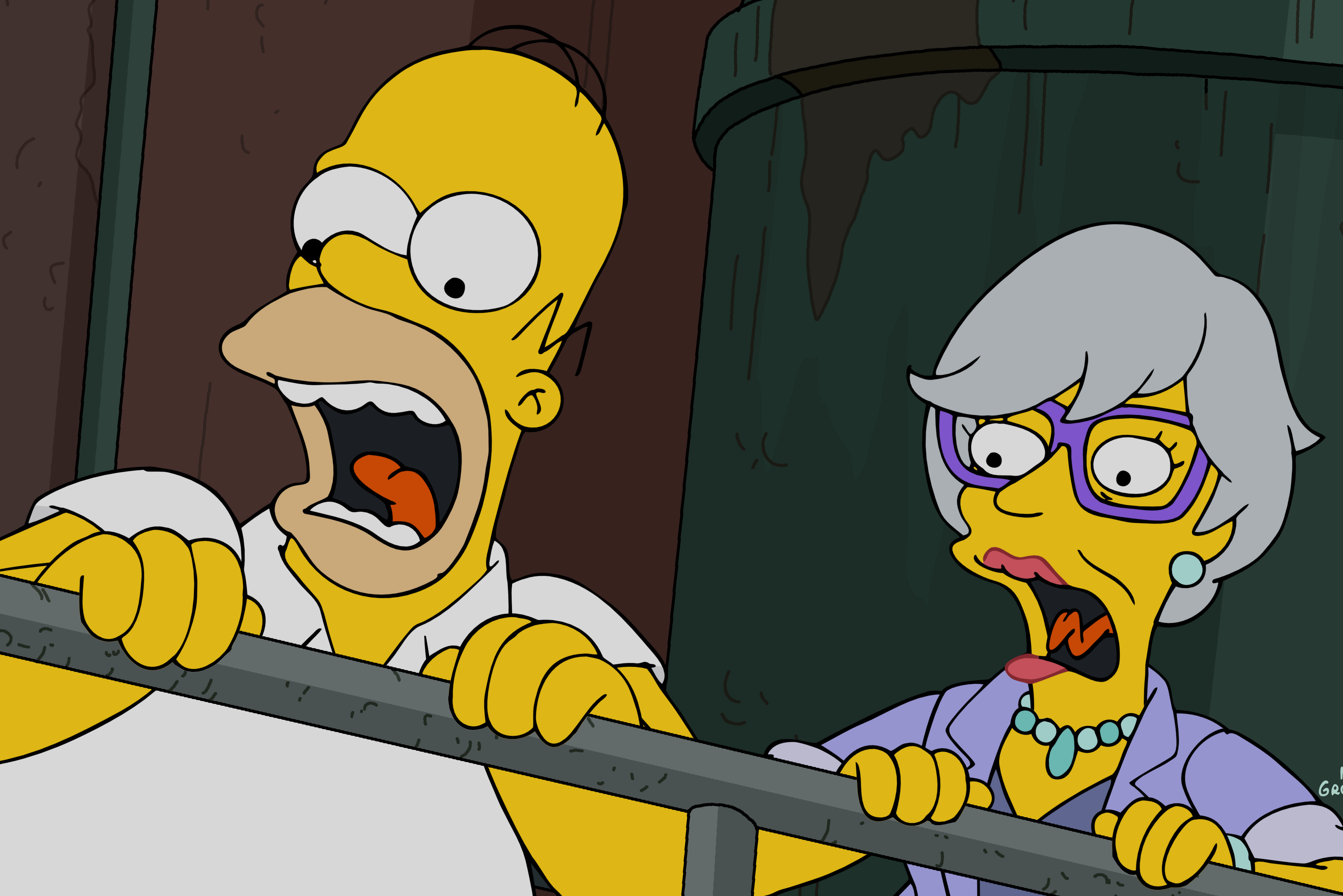 Image from linked report: ‘The Simpsons’ Boss on Season Premiere Guests Emma Thompson and Colin Jost; ‘Treehouse of Horror’ Spoilers; Jack in the Box Meal Easter Eggs and Movie Update