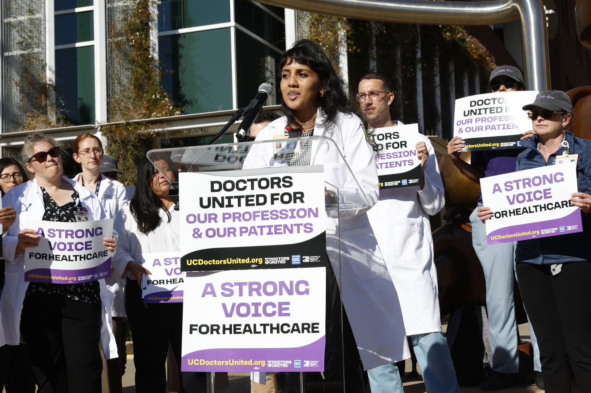 Source-feed image associated with UC Doctors Seek to Unionize 10,000 Colleagues in Massive Campaign