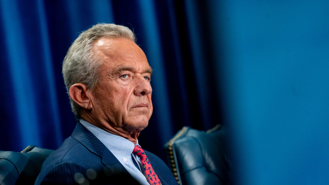 Source-feed image associated with Report: Trump mad RFK Jr. hasn’t cut more vaccines or proven autism link