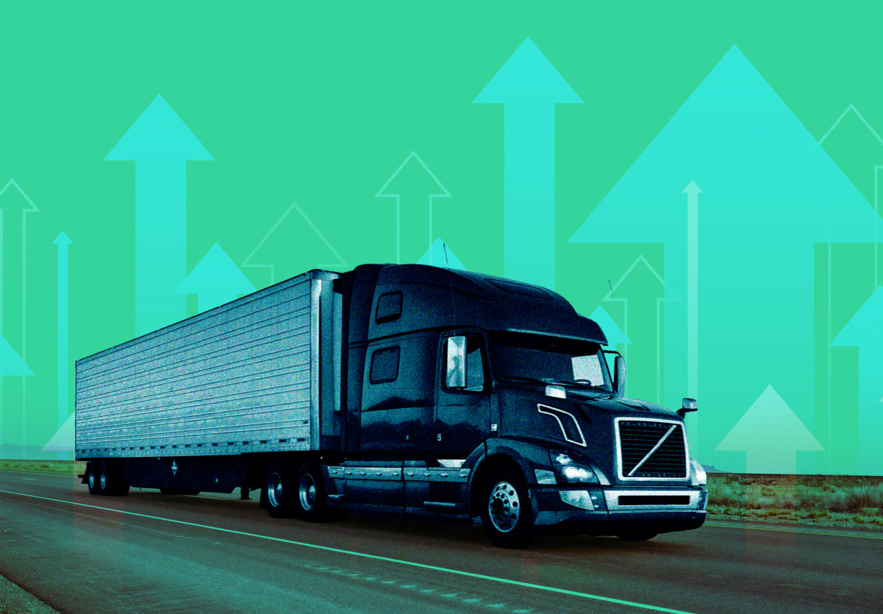 Source-feed image associated with Truckers are finally making real money again, and AI is a big reason why