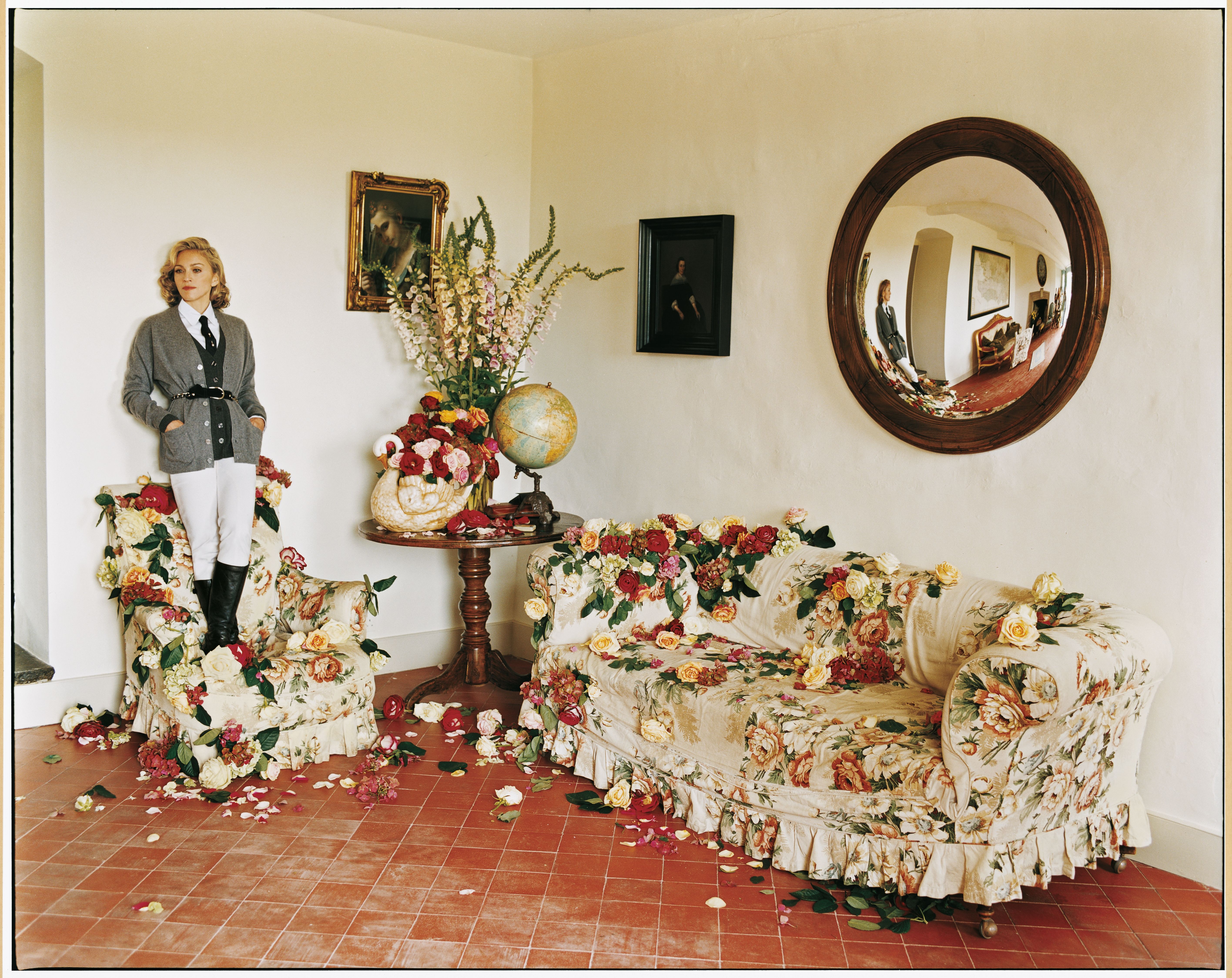 Source-feed image associated with From the Archives: A Visit to Madonna’s English Country Estate