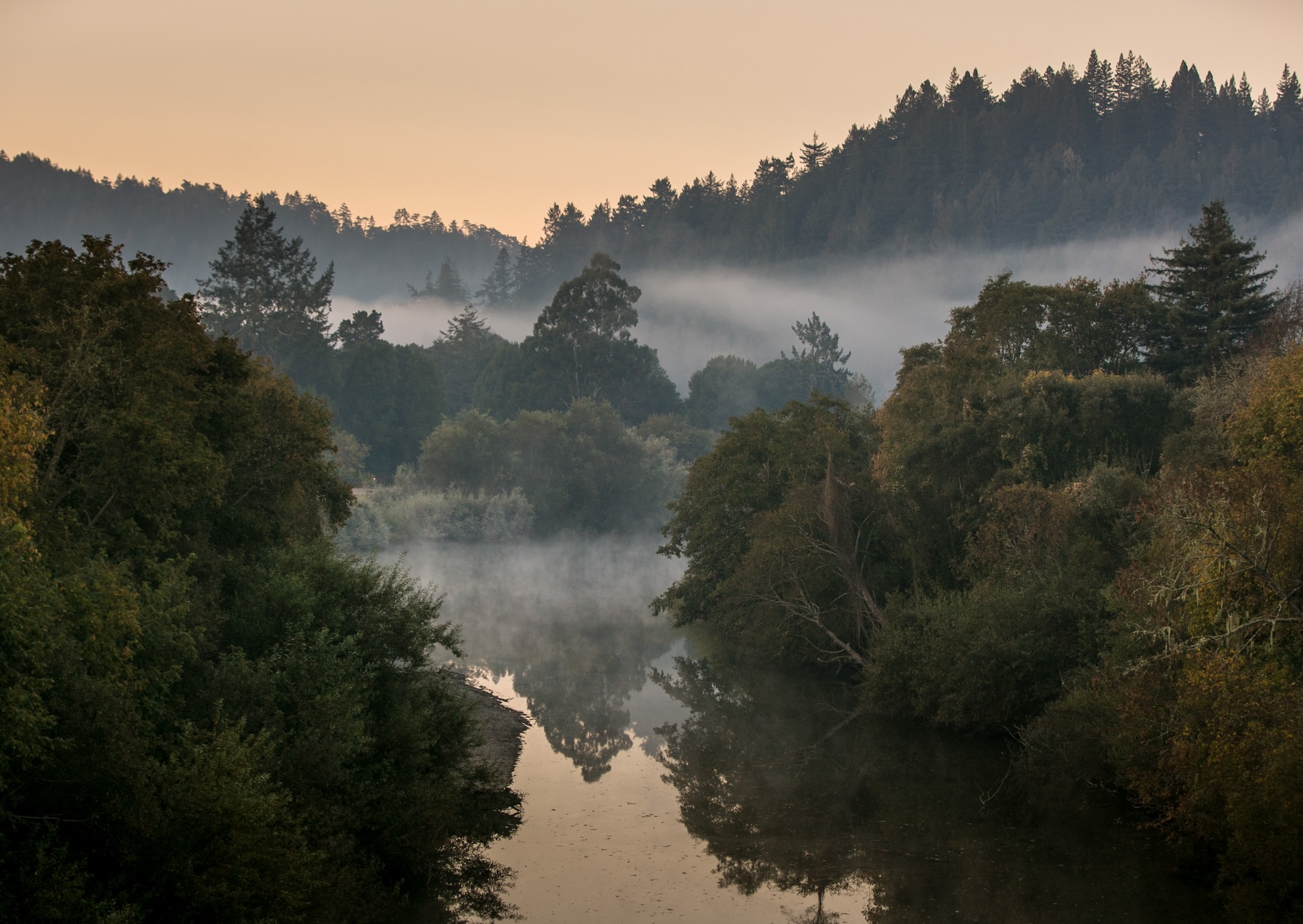 Source-feed image associated with Lazy Bear Week Gets Hazy as Woodside Fire Smoke Fills Guerneville