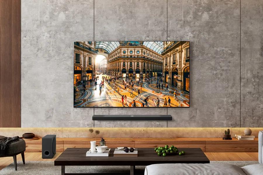 Source-feed image associated with LG TV shown scanning LAN for third-party phones and other devices