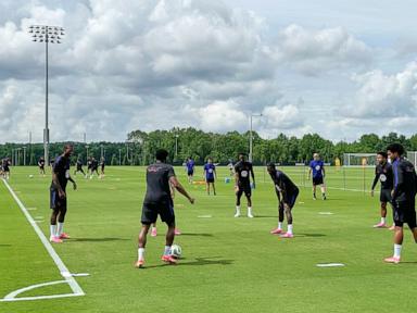 Source-feed image associated with US trains for World Cup at new $250 million, 200-acre, 19-field complex south of Atlanta