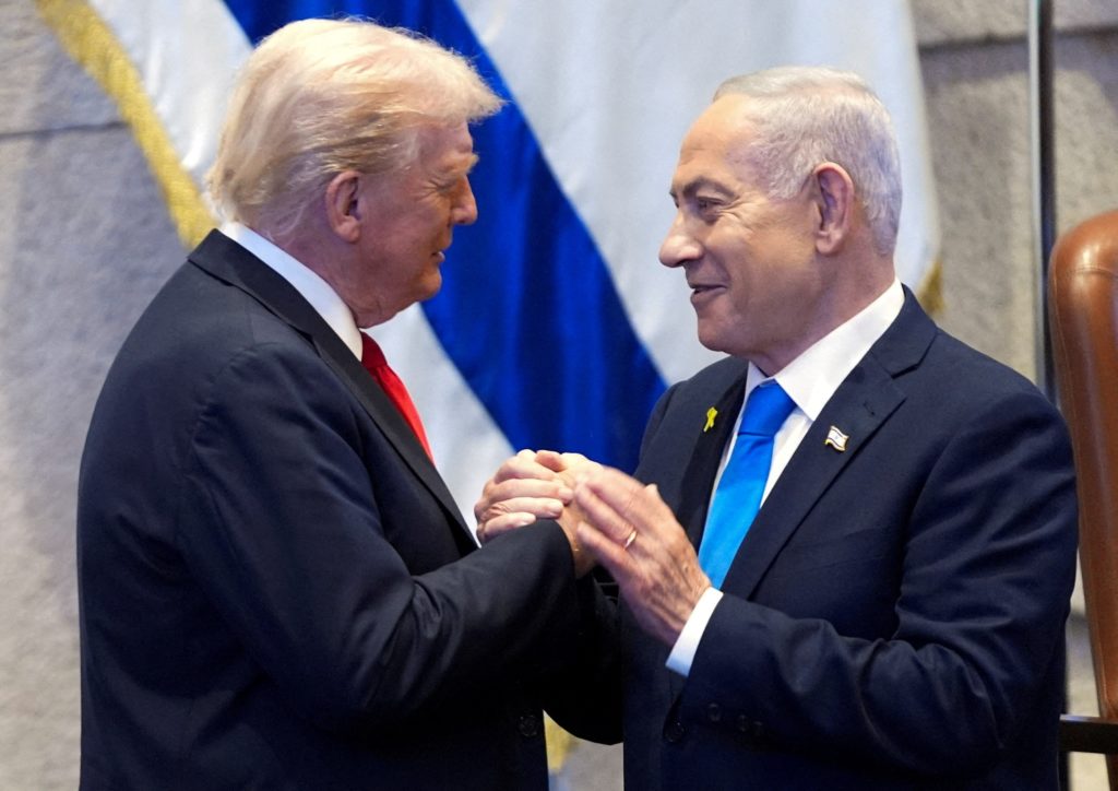 Source-feed image associated with Netanyahu and Trump started a war together. Now, their differing goals have put them at odds