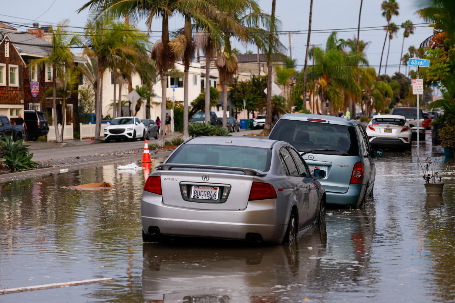 Image from linked report: Hurricane Polo intensifies off Mexico, could mean a continued beating for SoCal coast