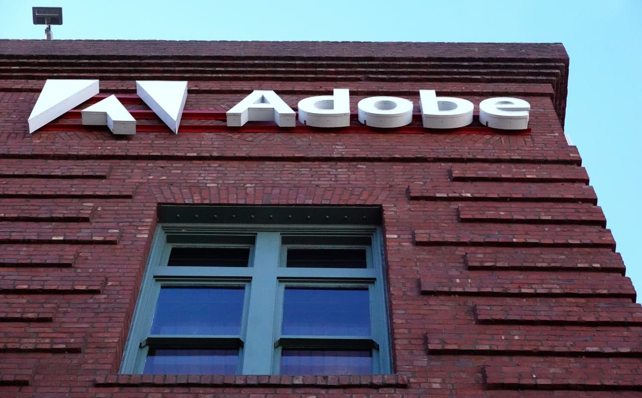 Source-feed image associated with Adobe is losing another top executive, and investors don’t like it