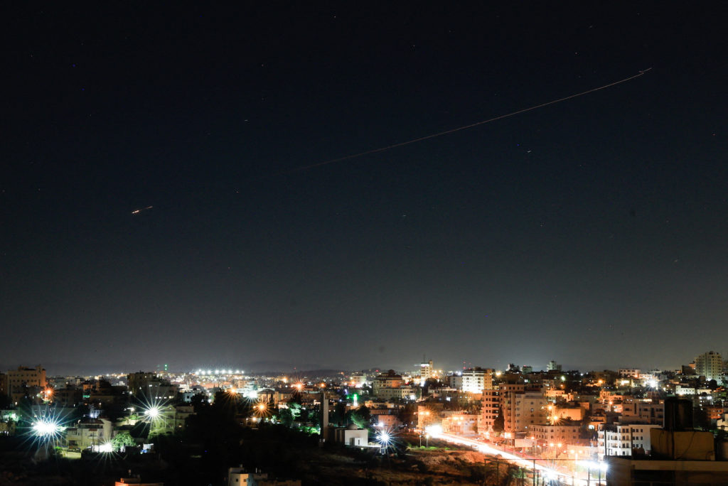 Source-feed image associated with Israel says Iran launched missiles in first bombardment since fragile ceasefire