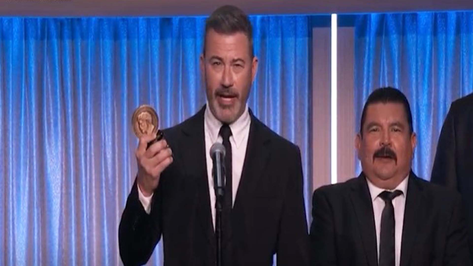 Source-feed image associated with Jimmy Kimmel, 'Andor,' ABC News and more honored at the 2026 Peabody Awards