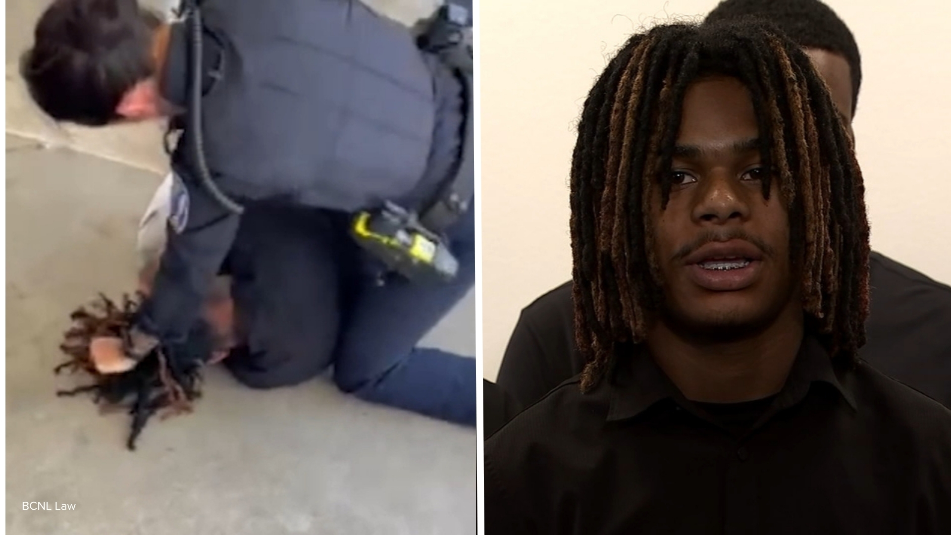 Source-feed image associated with Fairfield teen speaks as new video shows violent arrest, family plans lawsuit