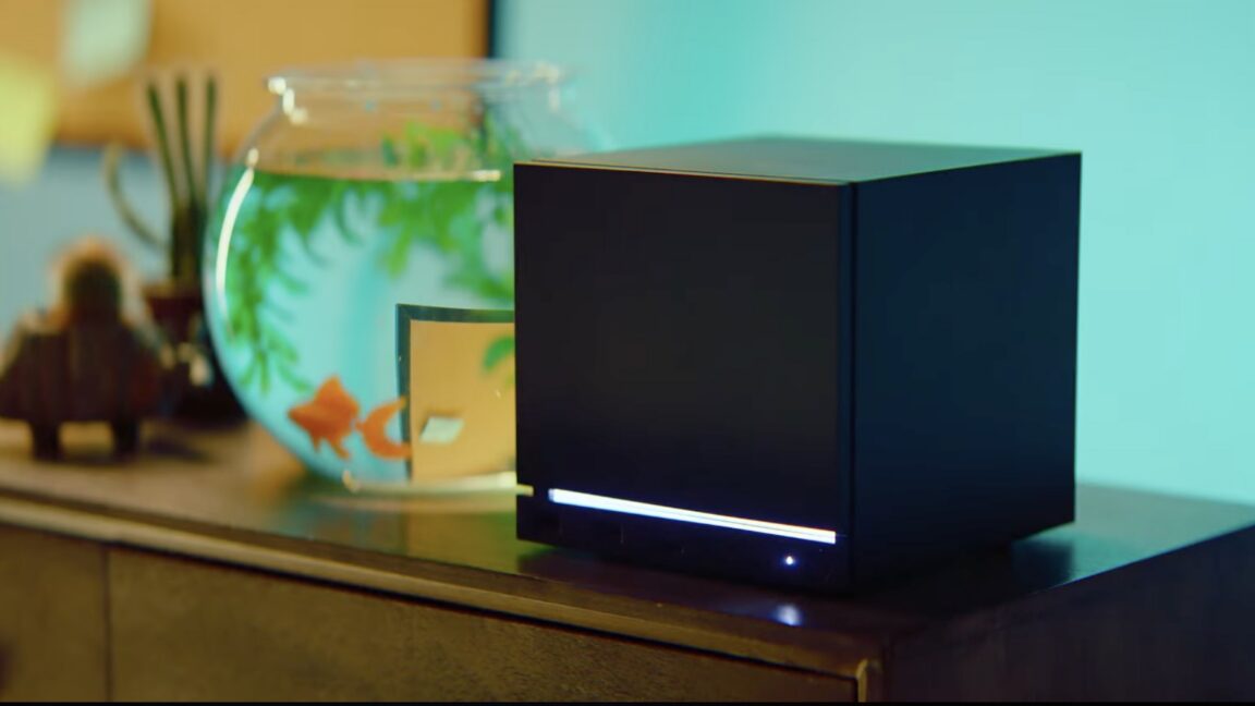 Source-feed image associated with Valve's Steam Machine ships June 29 for $1,049, but you probably won't be able to buy one yet