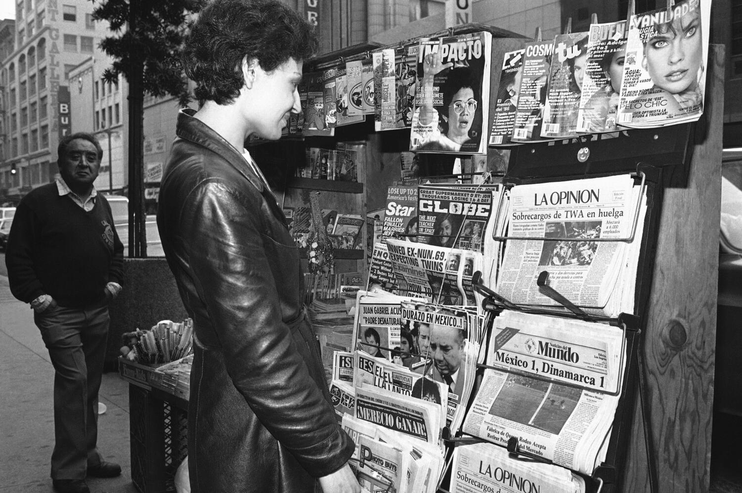 Source-feed image associated with La Opinión, the chronicler of Latino life in L.A., reflects on a century of change