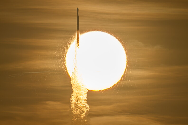 Source-feed image associated with 'A glorious dawn launch': NASA's newest space telescope has left the Earth