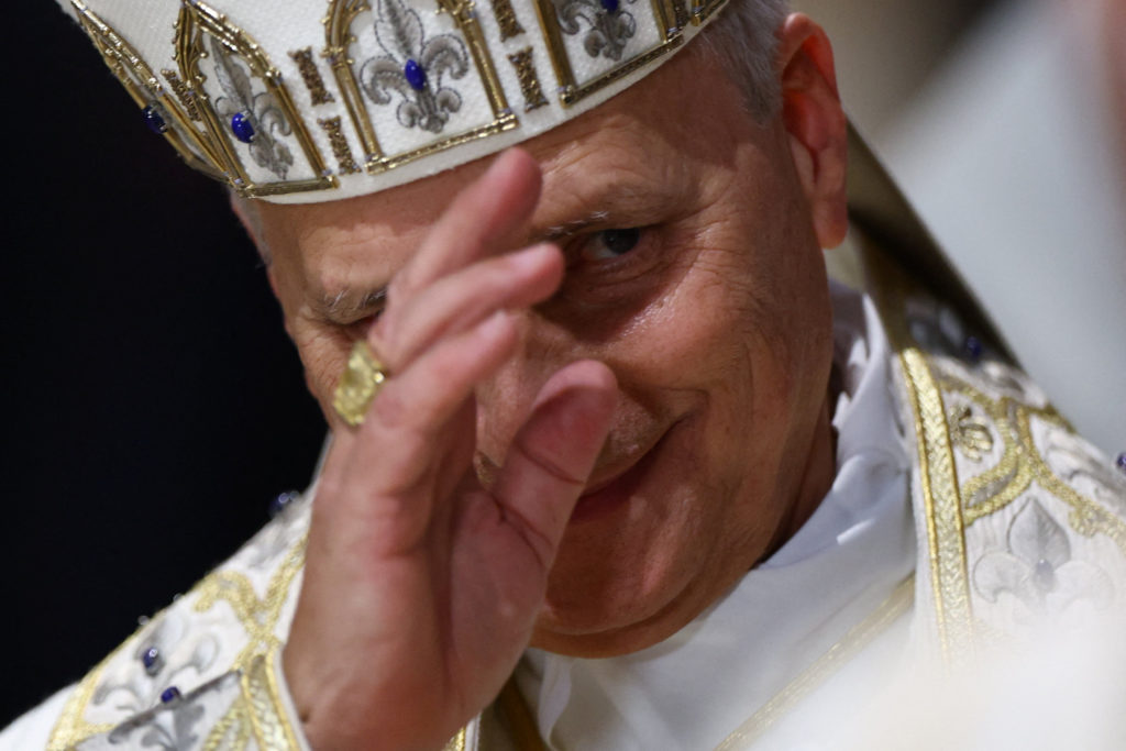 Image from linked report: Pope opens France trip with warning that a 'paradise of machines' could undermine humanity