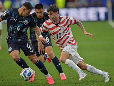 Source-feed image associated with Christian Pulisic to miss US World Cup match against Australia because of calf injury