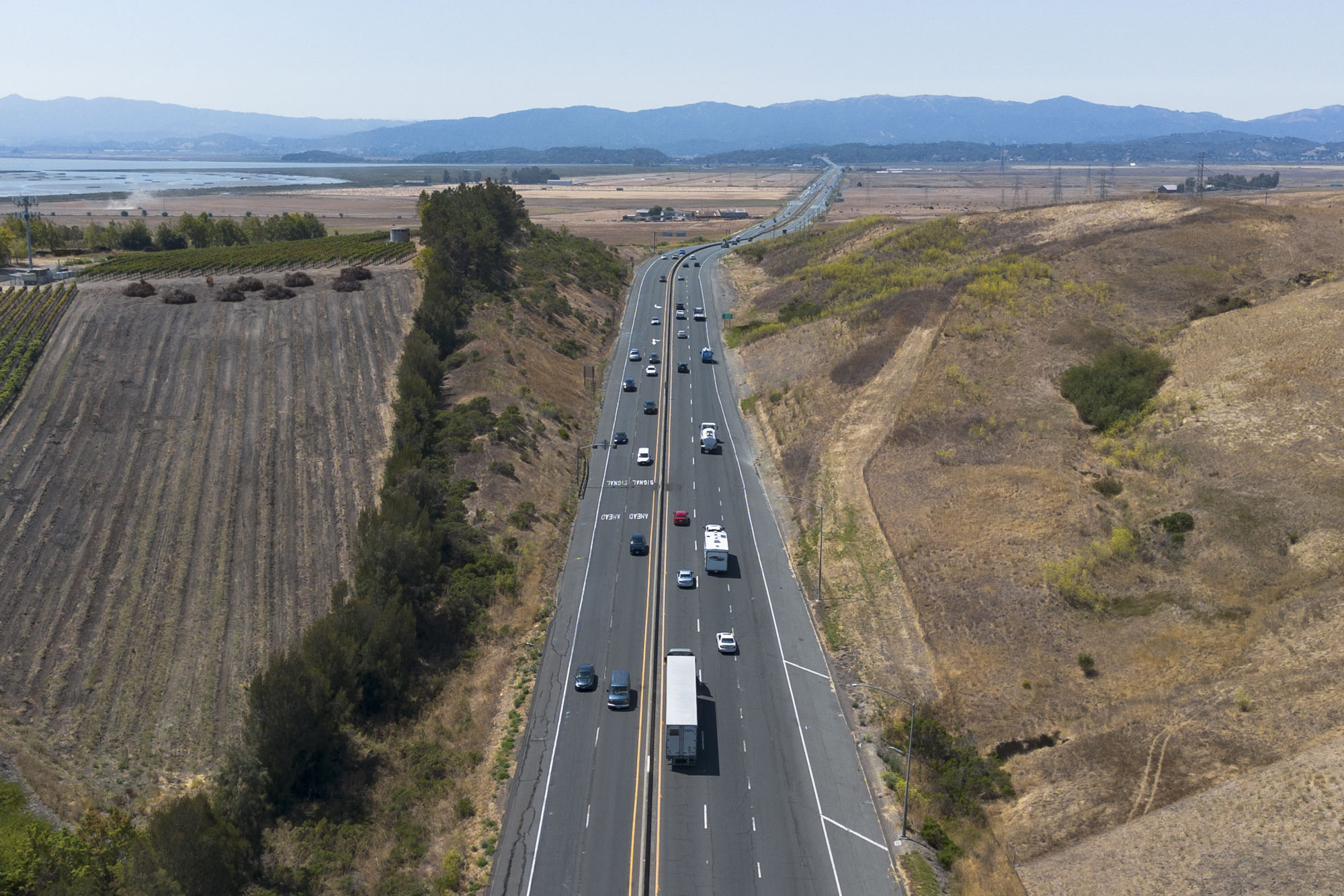 Source-feed image associated with California Budget Crew Sets Eyes on Flood-Prone Highway 37