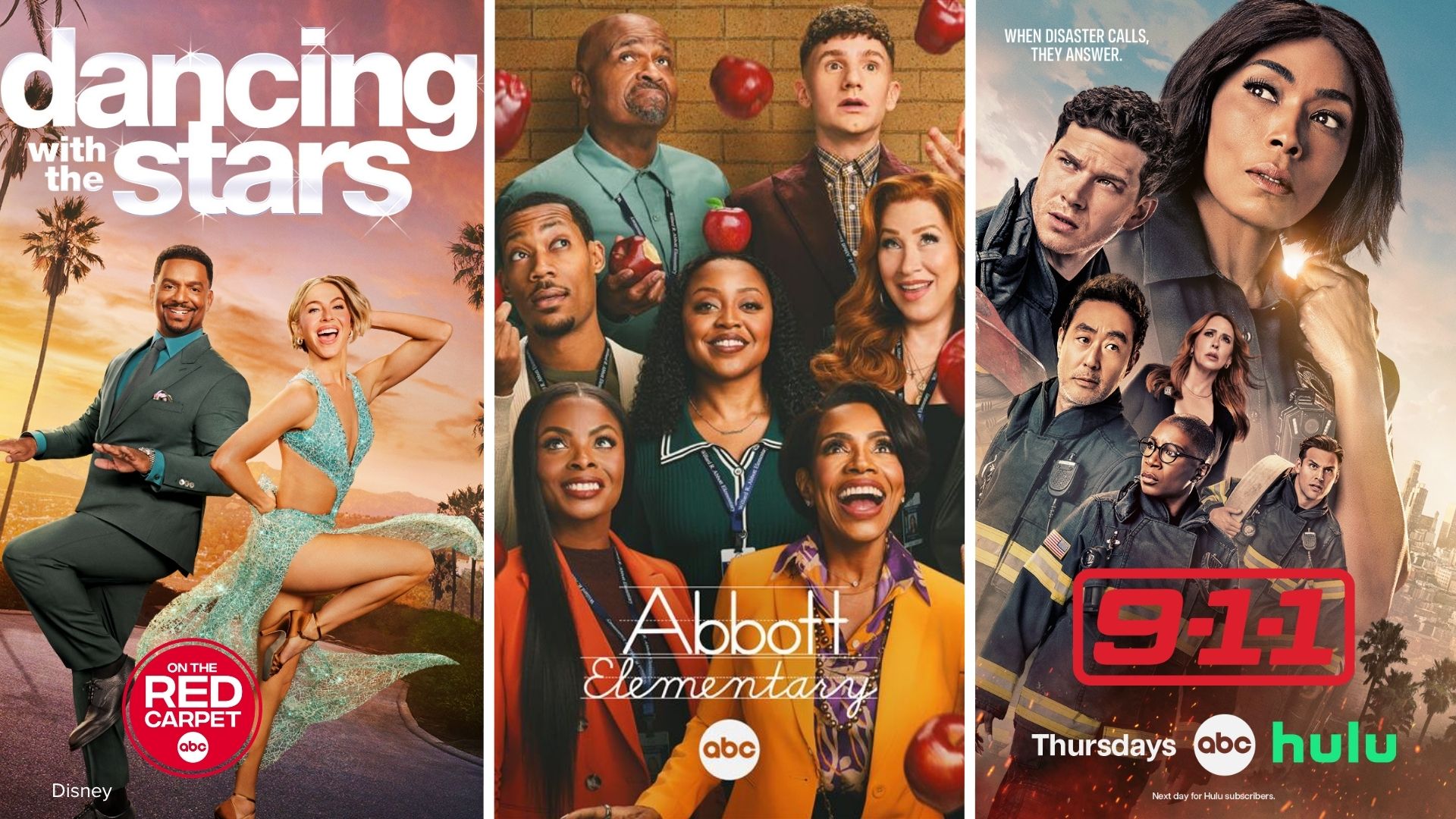 Source-feed image associated with 'Dancing with the Stars,' 'Abbott Elementary,' '9-1-1:' When your favorite ABC shows will return