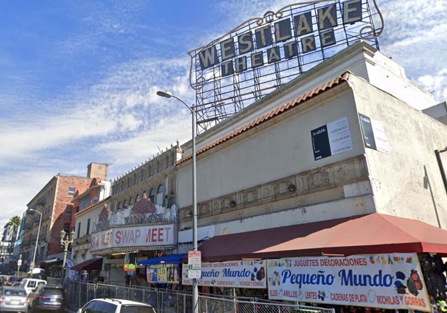 Source-feed image associated with Westlake Theatre, a grand L.A. movie palace, could come back from the dead