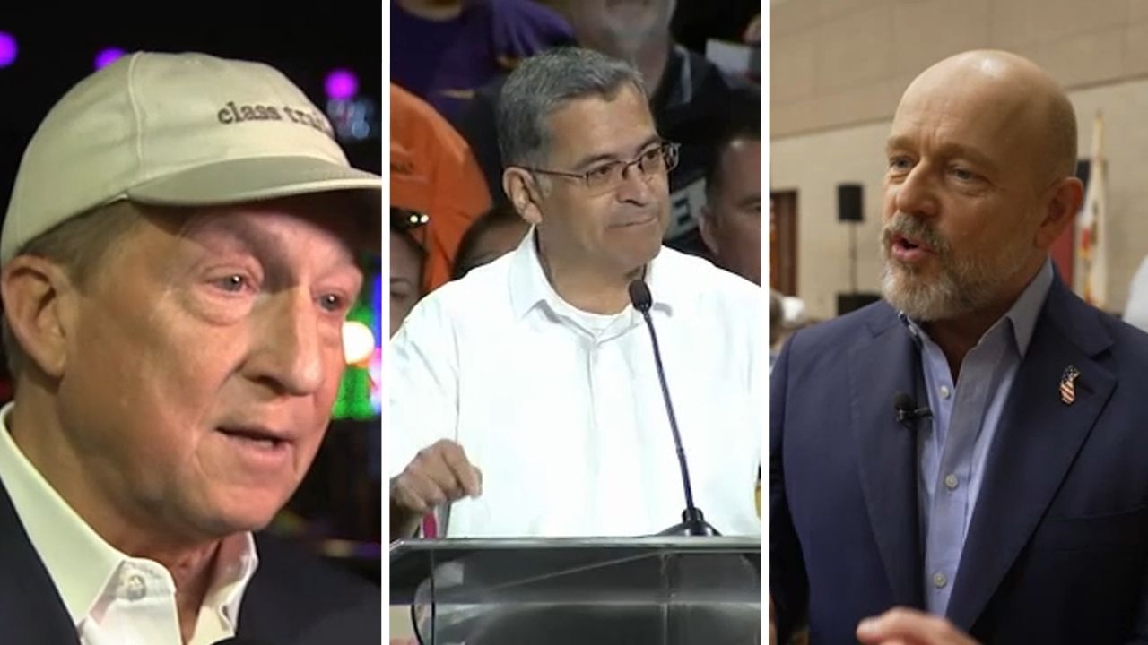 Source-feed image associated with Who's winning the California governor race? See live election results below