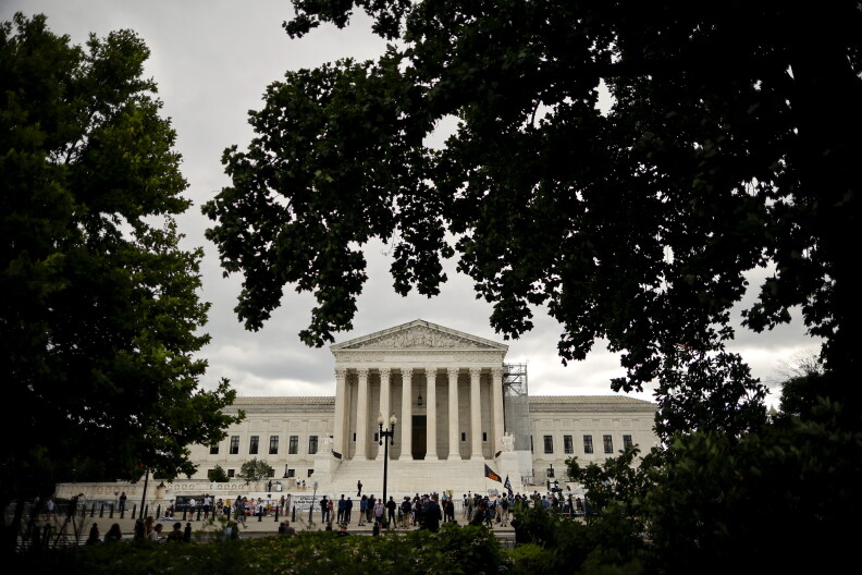 Source-feed image associated with Supreme Court strikes down limits on political party spending