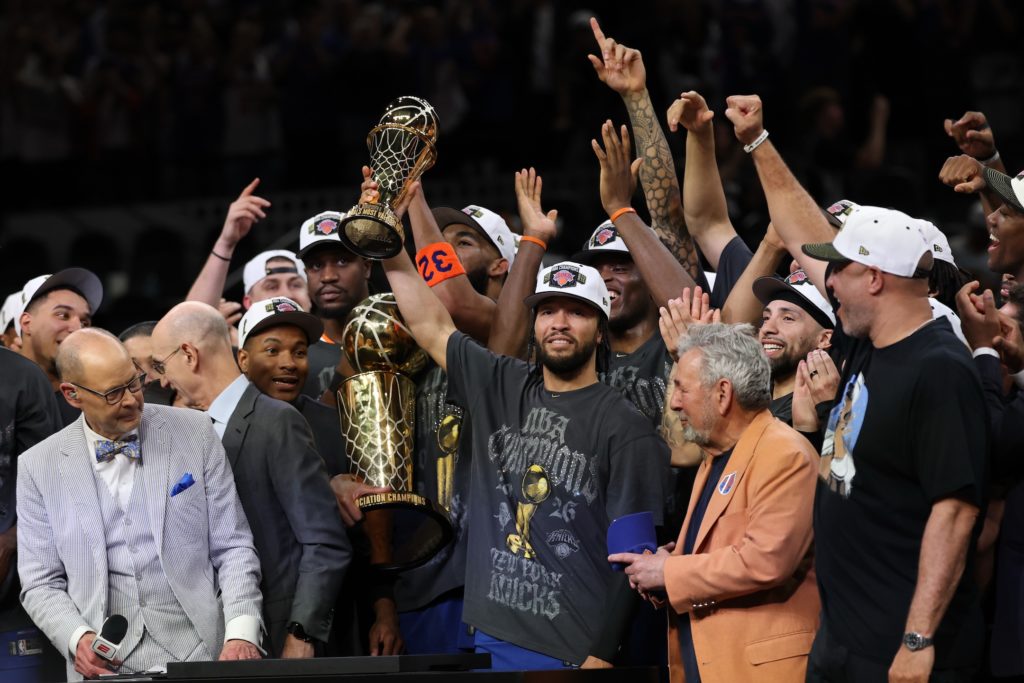 Source-feed image associated with Monica McNutt reflects on the decades-long wait for a Knicks championship
