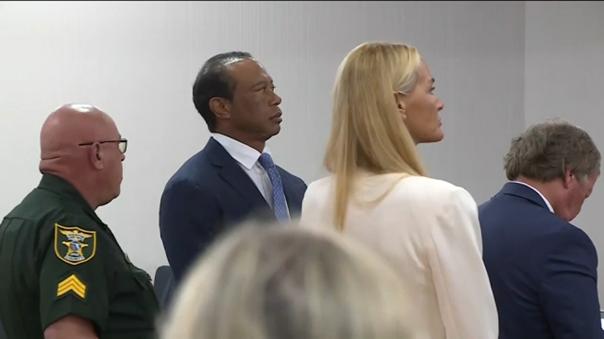 Source-feed image associated with Tiger Woods enters plea agreement to reckless driving charge following March rollover crash in Florida