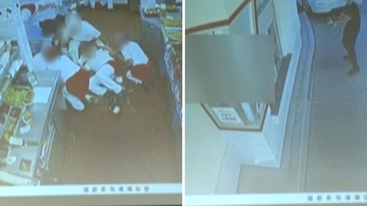 Source-feed image associated with In-N-Out shooting: Police release chilling surveillance video from chaotic scene
