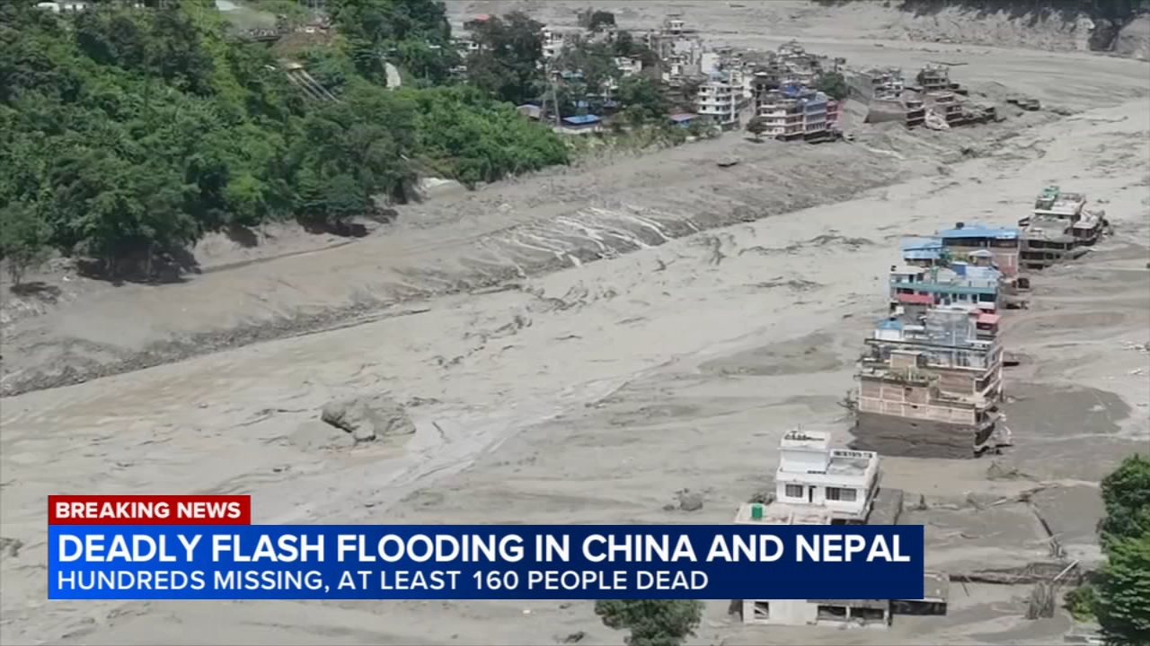 Source-feed image associated with Deadly Nepal flood caused by enormous landslide, glacier tumble: Scientist