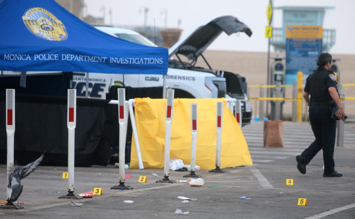 Source-feed image associated with Las Vegas teen suspect in Santa Monica Pier shooting turns himself in
