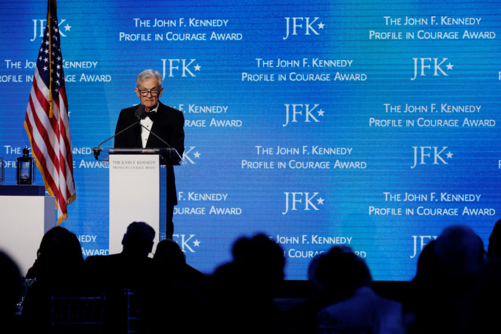 Source-feed image associated with Jerome Powell uses award speech to warn against political pressure on Fed, courts and schools
