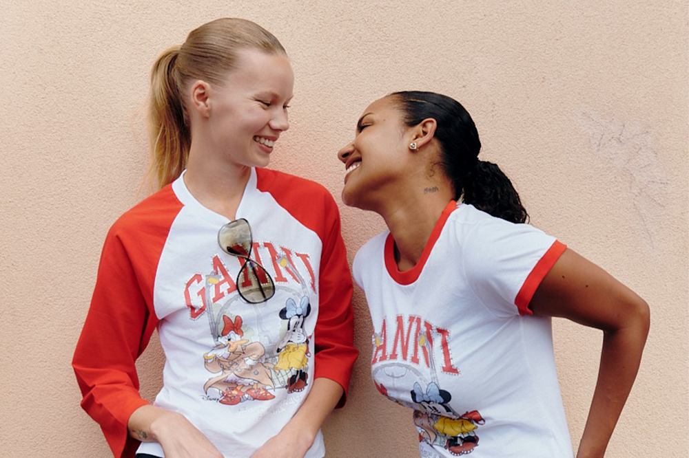 Source-feed image associated with Disney and Luxury Fashion Brand Ganni Continue Partnership With Daisy Duck Collection (EXCLUSIVE)