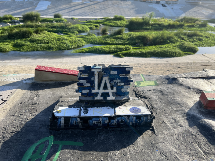 Source-feed image associated with It's all hands on deck at this hidden LA River fingerboard park