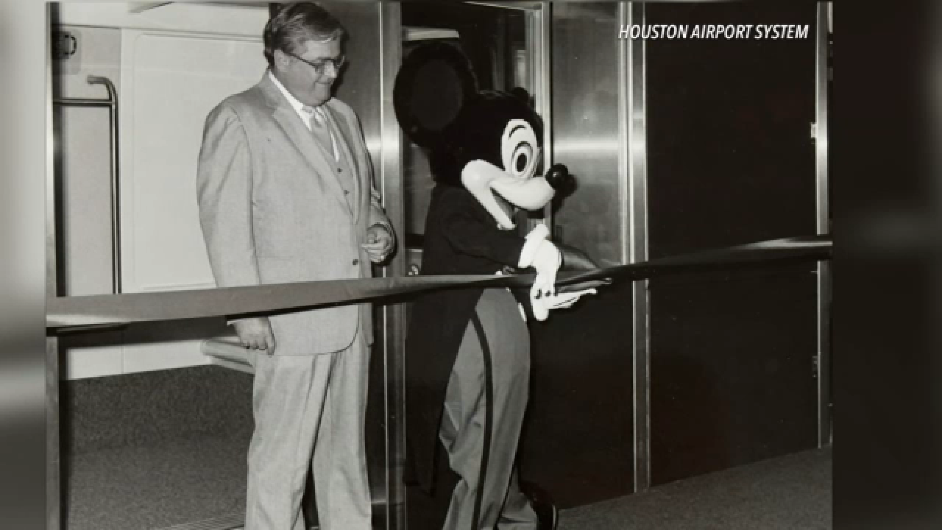 Source-feed image associated with Disney-built 'PeopleMover' subway beneath Bush Intercontinental Airport celebrates 45th anniversary