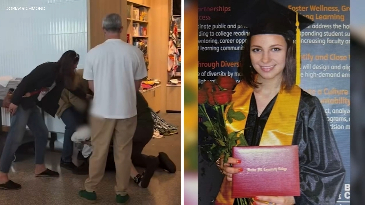 Source-feed image associated with Video shows ICE agents in plain clothes detaining Ukrainian woman at SFO