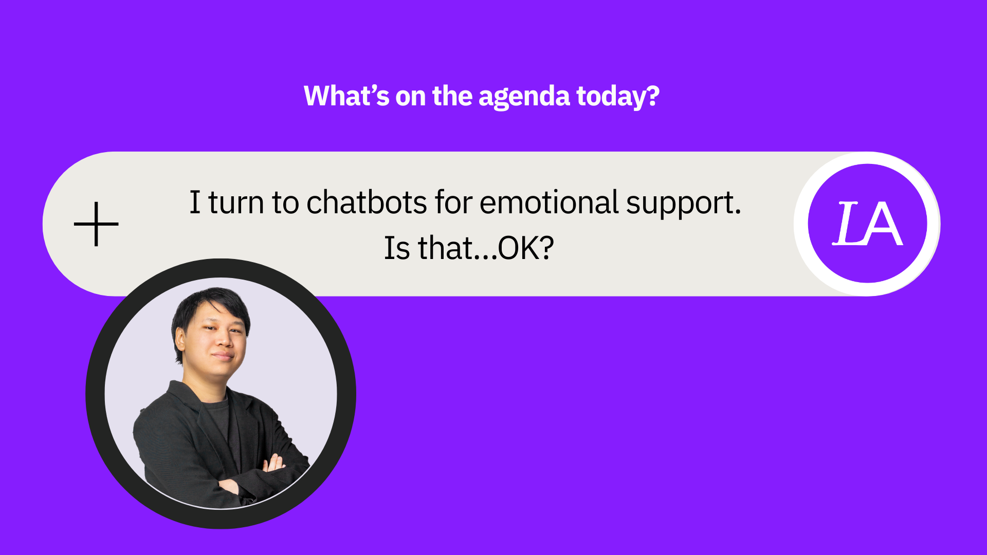 Source-feed image associated with Our Chatbot Friends and Lovers (with Pat Pataranutaporn)