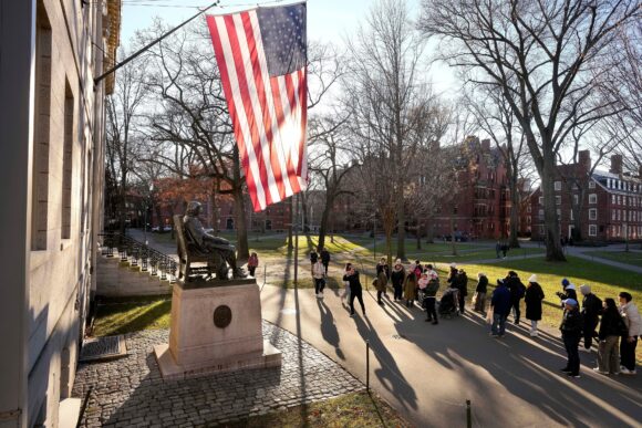 Source-feed image associated with Trump Administration Investigating Harvard’s Financial Aid for International Students