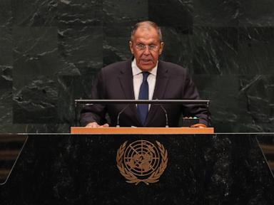 Image from linked report: German, Russian foreign ministers have rare meeting at UN
