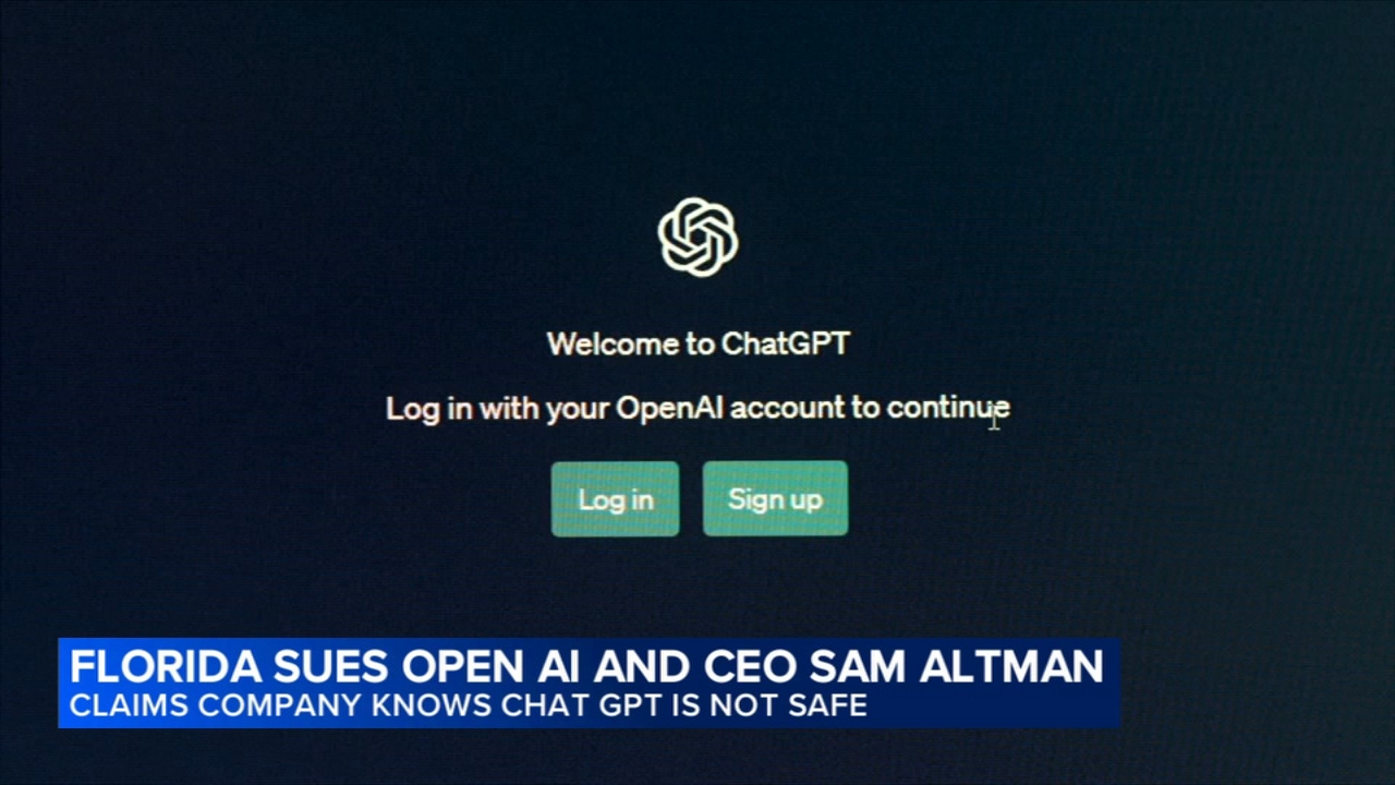 Source-feed image associated with Florida sues OpenAI and CEO Sam Altman, claiming company concealed serious risks of ChatGPT