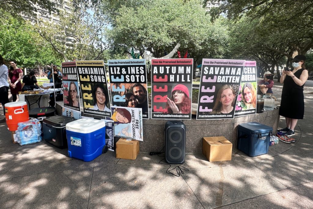 Source-feed image associated with Anti-ICE protesters sentenced to decades in prison in latest crackdown on dissent