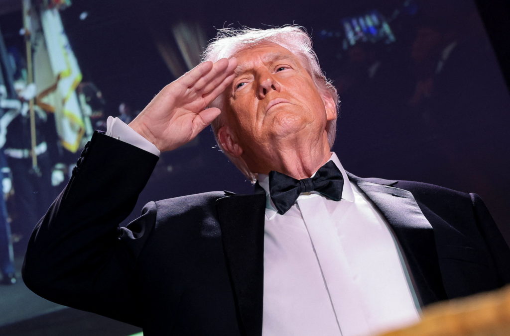 Source-feed image associated with WATCH LIVE: Trump speaks at White House Correspondents' Dinner after attack disrupted April event