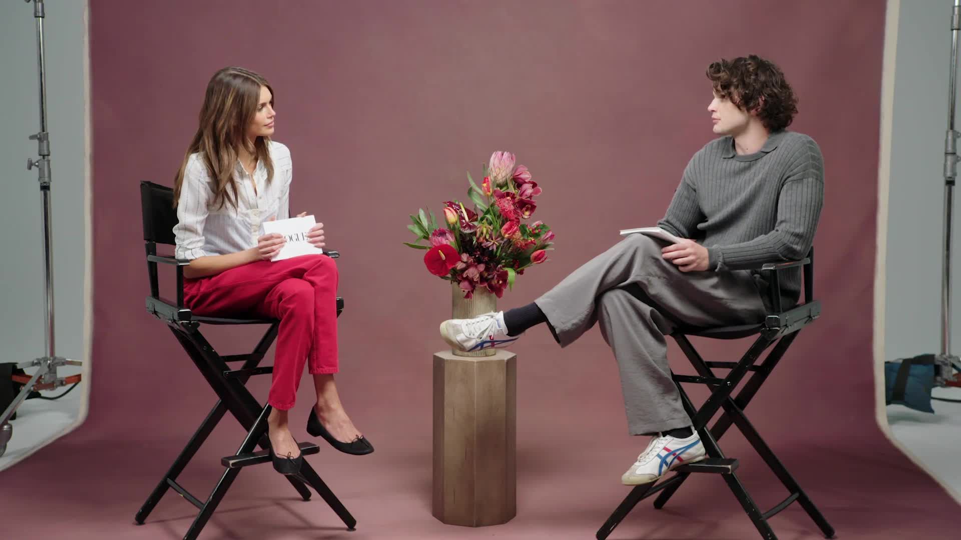 Source-feed image associated with Kaia Gerber and Homer Gere Talk Secret Meme Accounts, Overhead Lighting, and Clowns in the Latest ‘Off the Cuff’