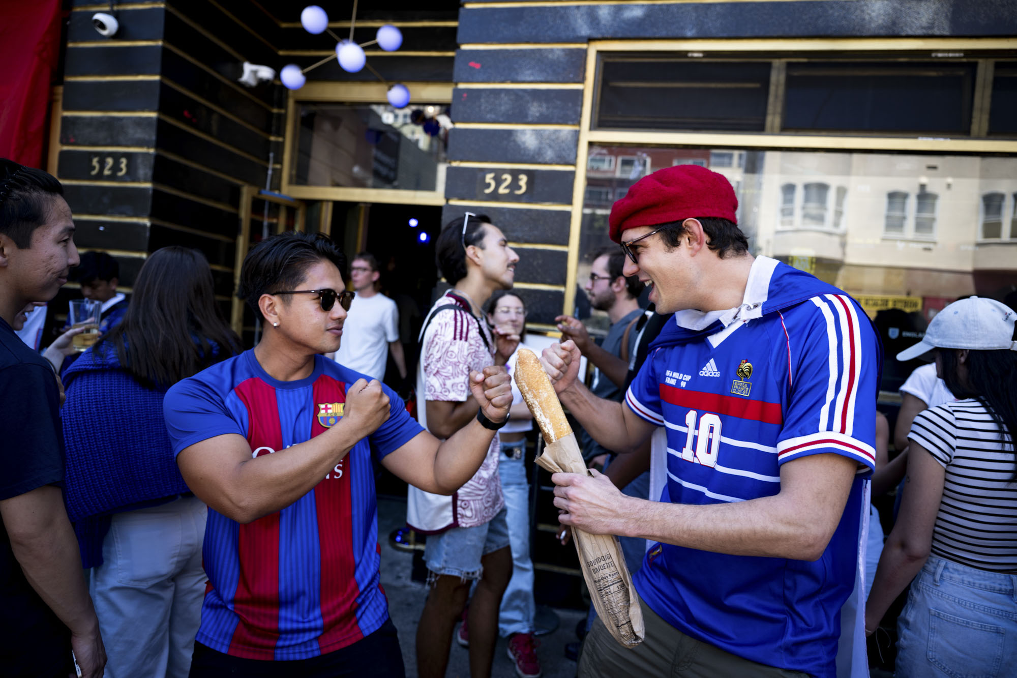 Source-feed image associated with In a 2-0 Victory, Spain Defeats France During SF Bastille Day Celebrations