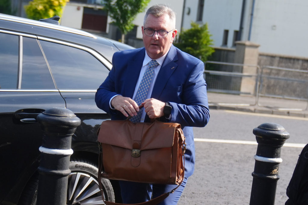 Source-feed image associated with Northern Ireland's former unionist leader convicted of decades-old child sex abuse claims