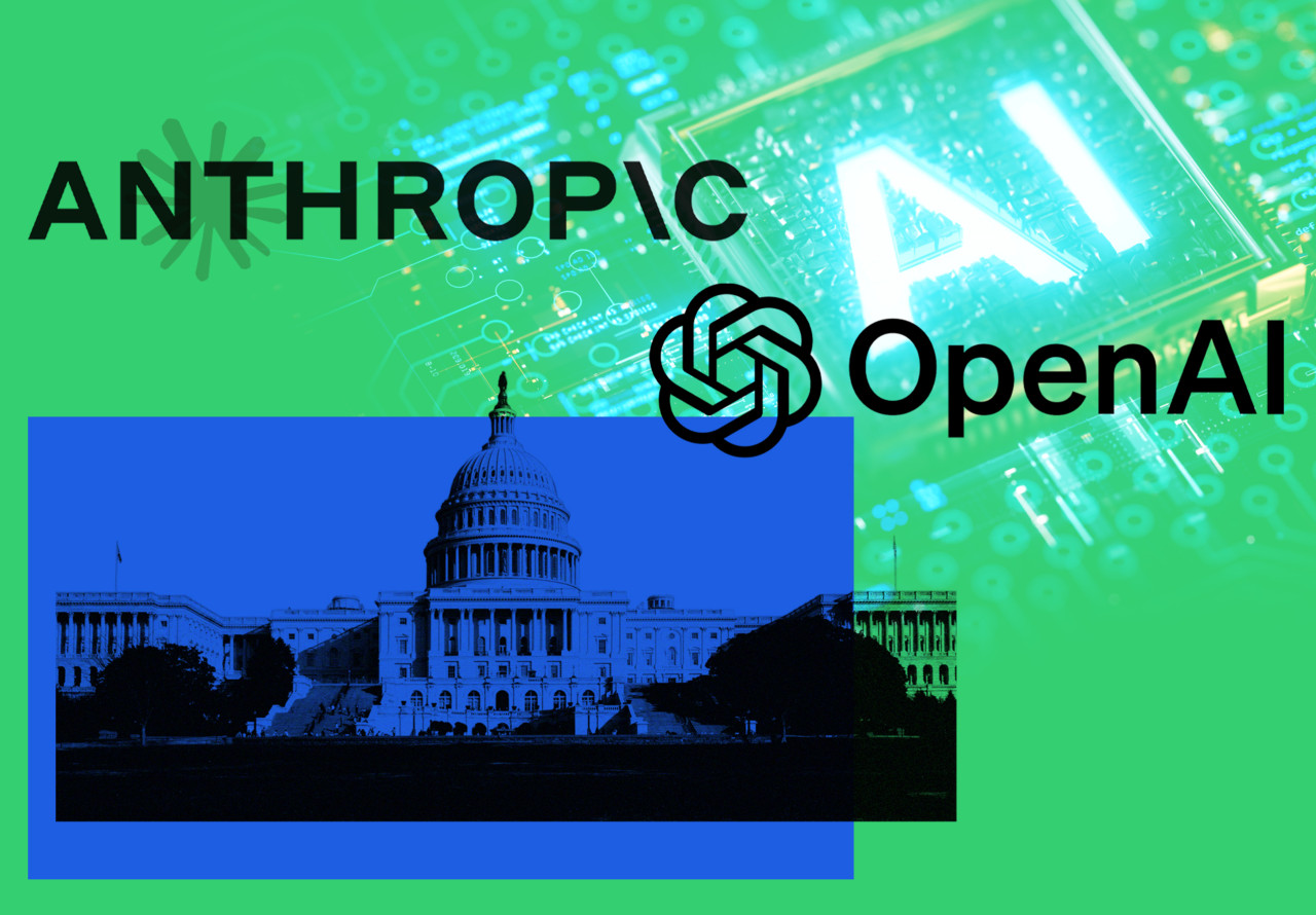 Source-feed image associated with Two rival AI super PACs are backing the same congressman. What gives?