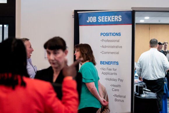 Image from linked report: AI Adoption Is Driving Hiring, but Mostly for Senior Roles