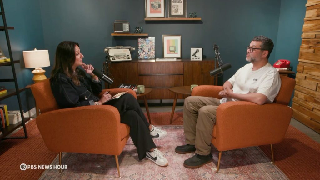 Source-feed image associated with Journalist discusses the ripple effects of extremism on a small American town