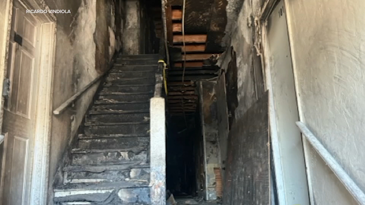 Image from linked report: Massive East Oakland apartment fire displaces around 100 residents